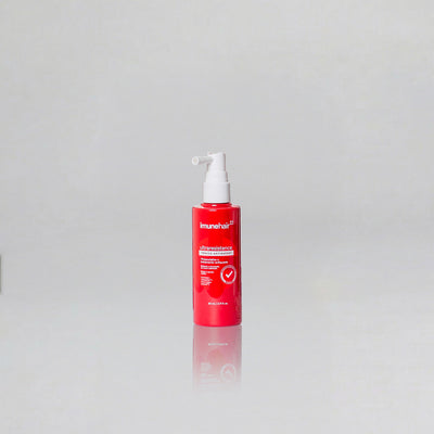 Embalagem vermelha do tônico antiqueda com spray na ponta, escrito Ultraresistance Tônico Antiqueda de 80ml.