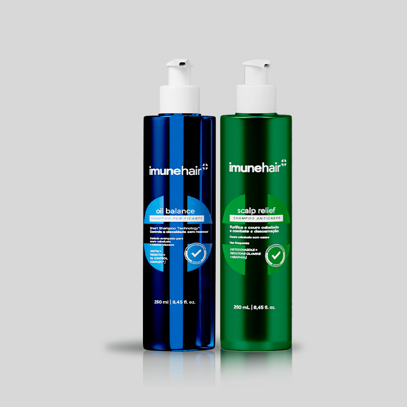 Kit Shampoo Anticaspa + Antioleosidade - Imunehair